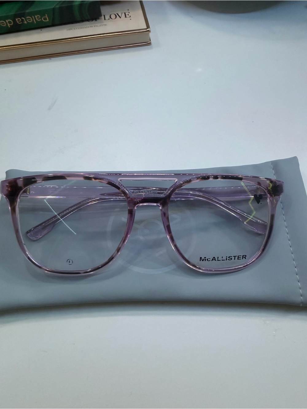McAllister Women's Translucent Purple Fashion Glasses